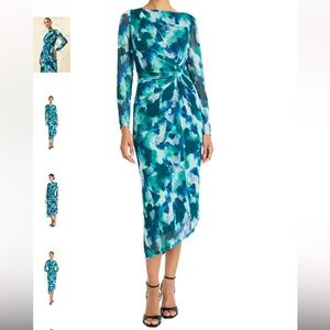 Cheri by Maggy London Nordstrom Mint / Teal Midi dress